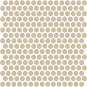 Daltile Color Wheel Mosaic 13'' x 11'' Penny Glossy Urban Putty
