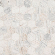 MS International Decorative Mosaic 12" x 12" Hexagon 2" Capri Blue