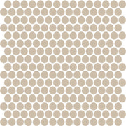 Daltile Color Wheel Mosaic 13'' x 11'' Penny Matte Matte Urban Putty