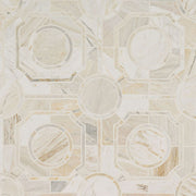MS International Decorative Mosaic 12" x 12" Geometric Athena Gold Regency