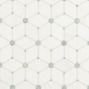 MS International Decorative Mosaic 12" x 12" Geometric Cecily Grigio