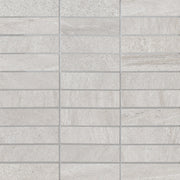 Bedrosians Purestone 1" x 4" Mosaic 12" x 12" Matte Grigio
