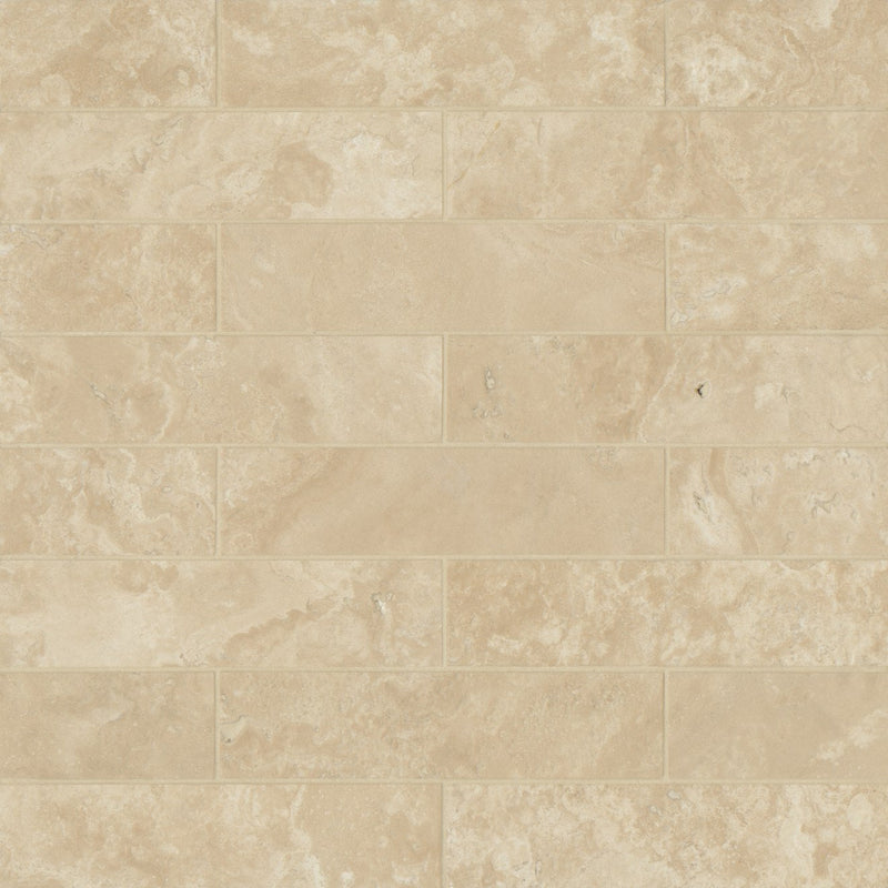 Bedrosians Travertine 3" x 12" Brushed Durango