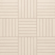 Bedrosians Sahara .5" x 4" Mosaic 11.75" x 11.75" Matte White