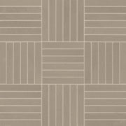 Bedrosians Sahara .5" x 4" Mosaic 11.75" x 11.75" Matte Taupe