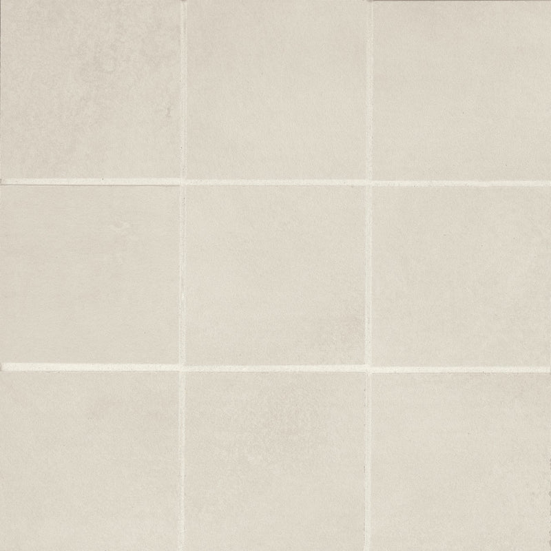Bedrosians Wave 4" x 4" Mosaic 12" x 12" Honed Ice