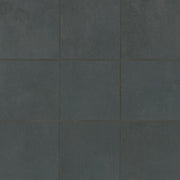 Bedrosians Wave 4" x 4" Mosaic 12" x 12" Honed Coal