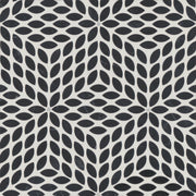 Bedrosians Celeste 14" x 15.75" Honed Nero Marquina/Calacatta Losanna