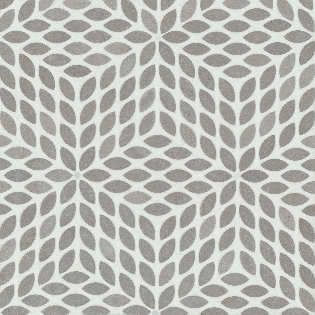 Bedrosians Celeste 14" x 15.75" Honed Cinder Grey/Calacatta Losanna