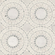 Bedrosians Solis 14.25" x 14.25" Honed White Carrara/Bardiglio