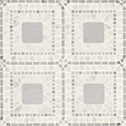Bedrosians Atrium 15.75" x 15.75" White Carrara/Bardiglio