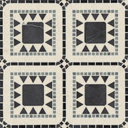 Bedrosians Atrium 15.75" x 15.75" Nero Marquina/Bardiglio/Myra Beige