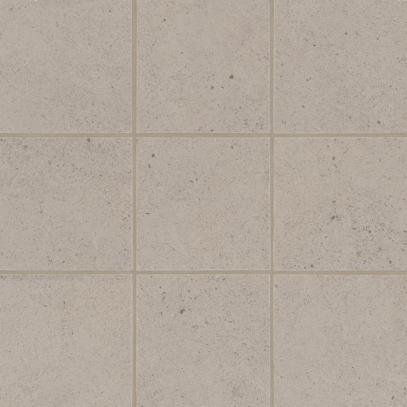 Bedrosians Thaddeus 4" x 4" Mosaic 12" x 12" Matte Taupe