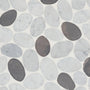 White Carrara/Dark Grey