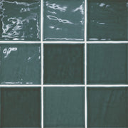 Bedrosians Marin 4" x 4" Gloss Ocean Teal / Teal