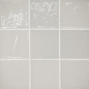 Bedrosians Marin 4" x 4" Gloss Pebble Gray / Light Gray