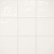 Bedrosians Marin 4" x 4" Gloss Pearl White / White