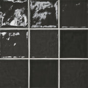 Bedrosians Marin 4" x 4" Gloss Black Sea / Black