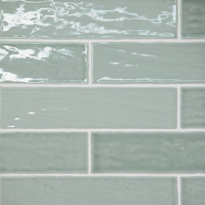 Bedrosians Marin 2.5" x 10" Gloss Aloe Green / Light Green