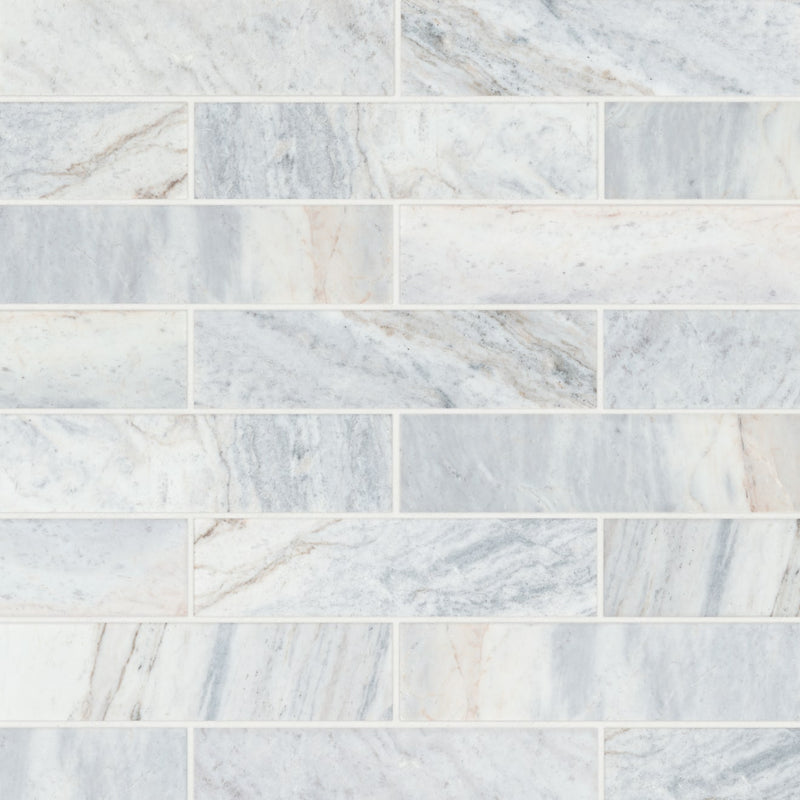 Bedrosians Marble 3" x 12" Brushed Glorious Blue