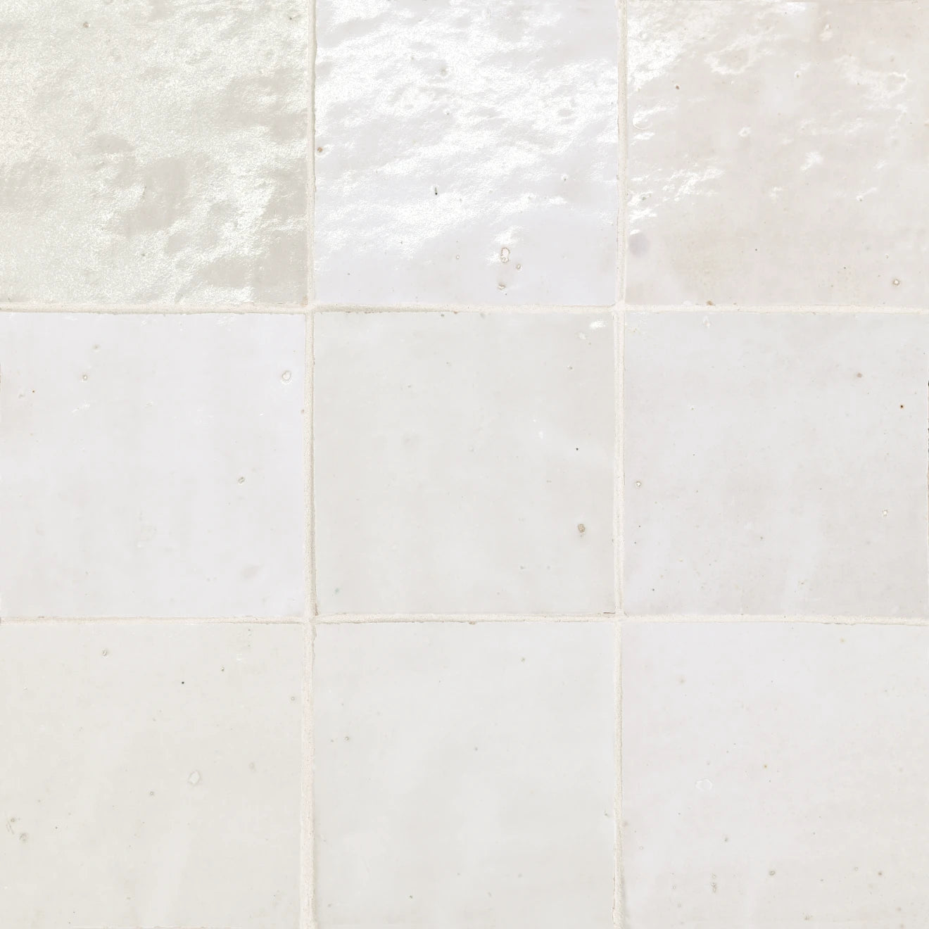 Bedrosians Zagora 4" x 4" Gloss Blanc