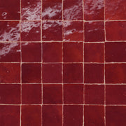 Bedrosians Zagora 2" x 2" Mosaic 12" x 12" Rouge