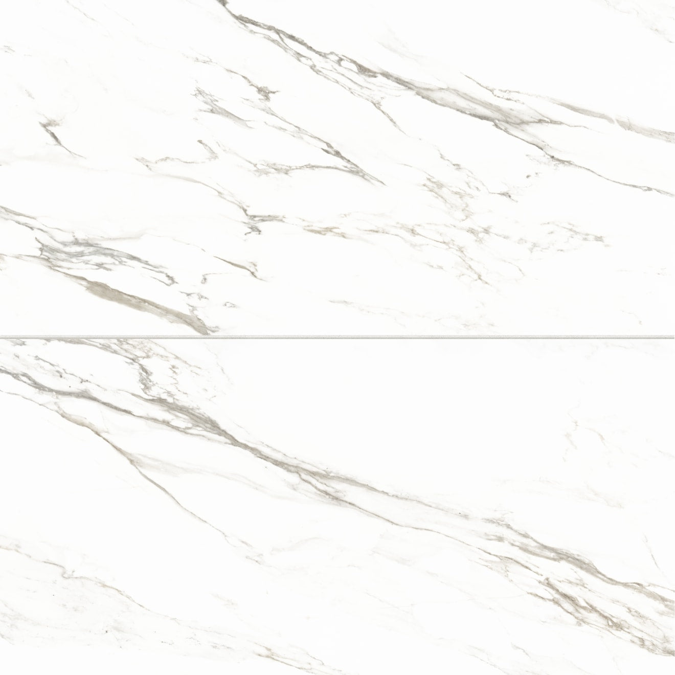 Bedrosians Prati 24" x 48" Polished Calacatta Borghini Warm