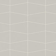 Bedrosians Marin 8.25" x 13" Trapezoid Mosaic Pebble Gray / Light Gray