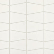 Bedrosians Marin 8.25" x 13" Trapezoid Mosaic Pearl White / White