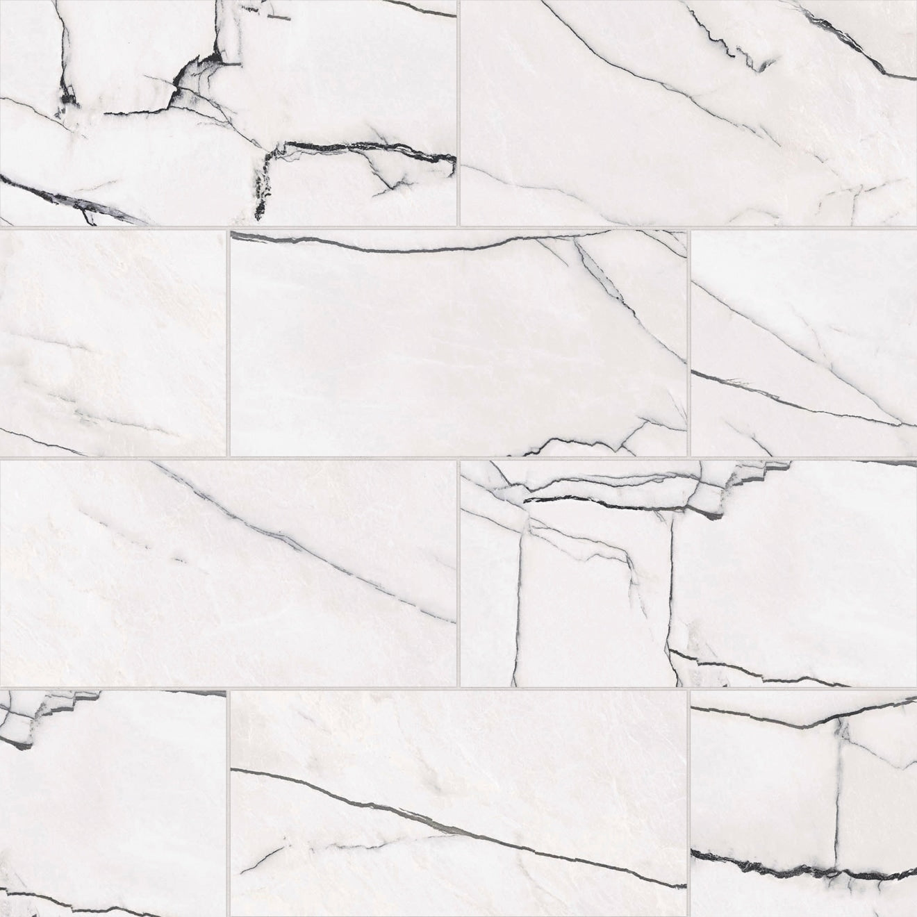 Bedrosians Gemma 12" x 24" Honed Bianca