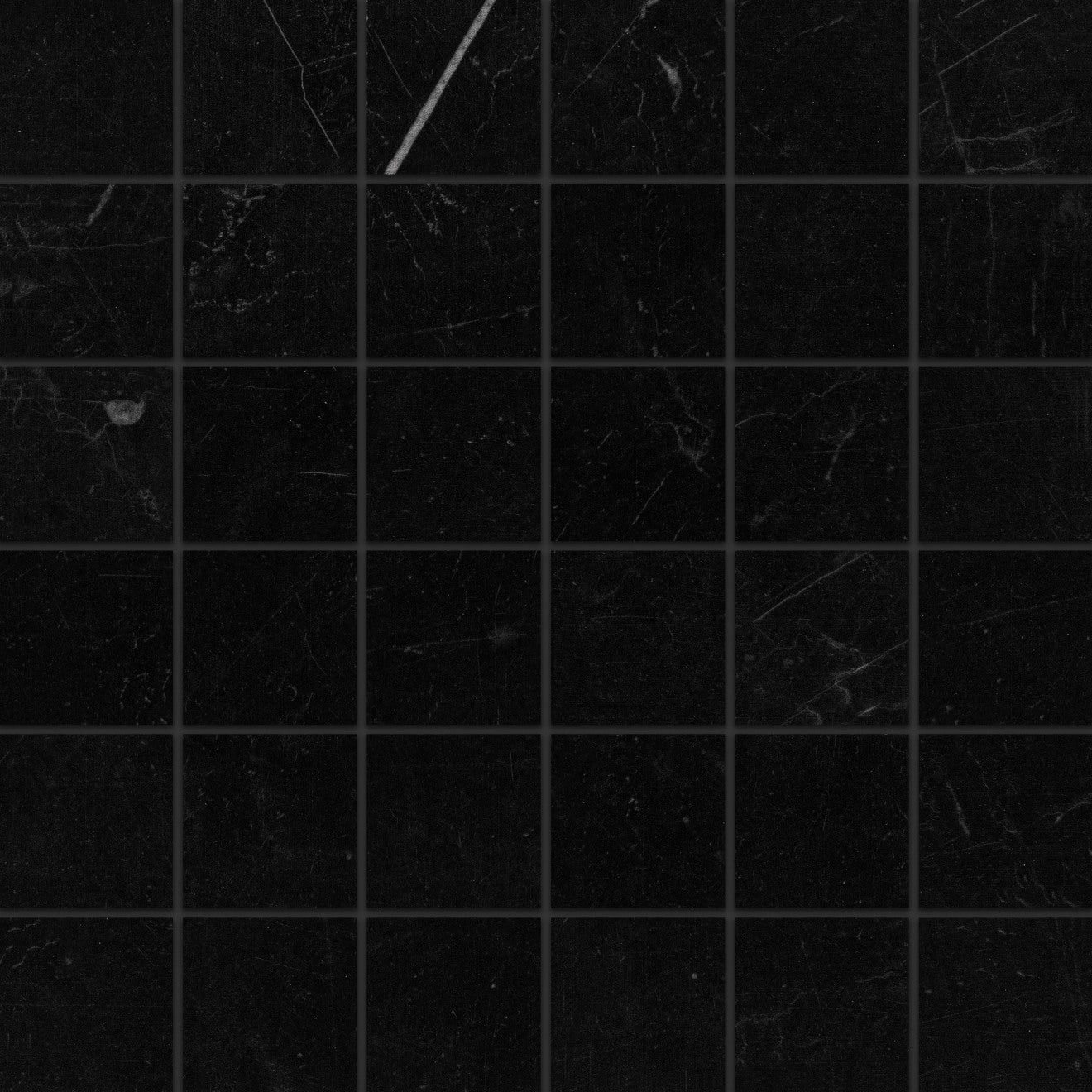Bedrosians Gemma 2" x 2" Mosaic 12" x 12" Honed Notte