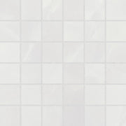 Bedrosians Gemma 2" x 2" Mosaic 12" x 12" Honed White Onyx
