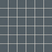 Bedrosians Marin 2" x 2" Square Mosaic 12" x 12" Midnight Tide / Navy Blue