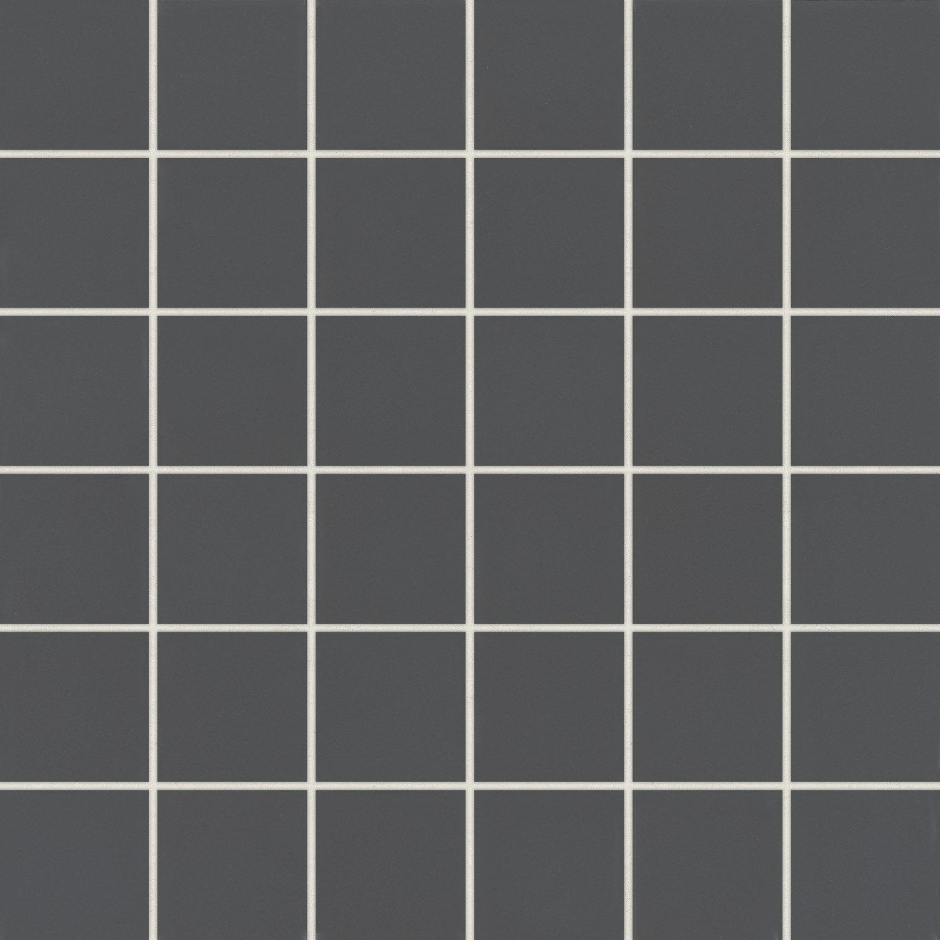Bedrosians Marin 2" x 2" Square Mosaic 12" x 12" Black Sea / Black