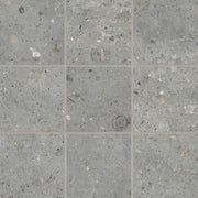 Bedrosians Poetry Stone 4" x 4" Mosaic 12" x 12" Grey