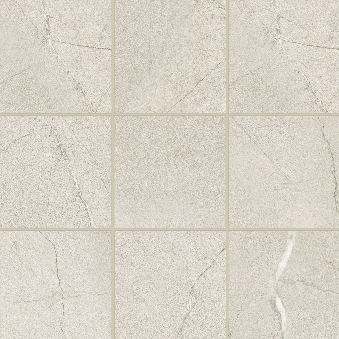 Bedrosians Crema Marfil 4" x 4" Mosaic 12" x 12" Crema Marfil