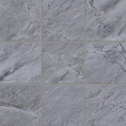 Bedrosians Prati 4" x 4" Mosaic 12" x 12" Honed Breccia Grey
