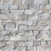 Bedrosians Stone Ledgers 8" x 22" Jumbo Ledger - Wired Mesh Malibu White