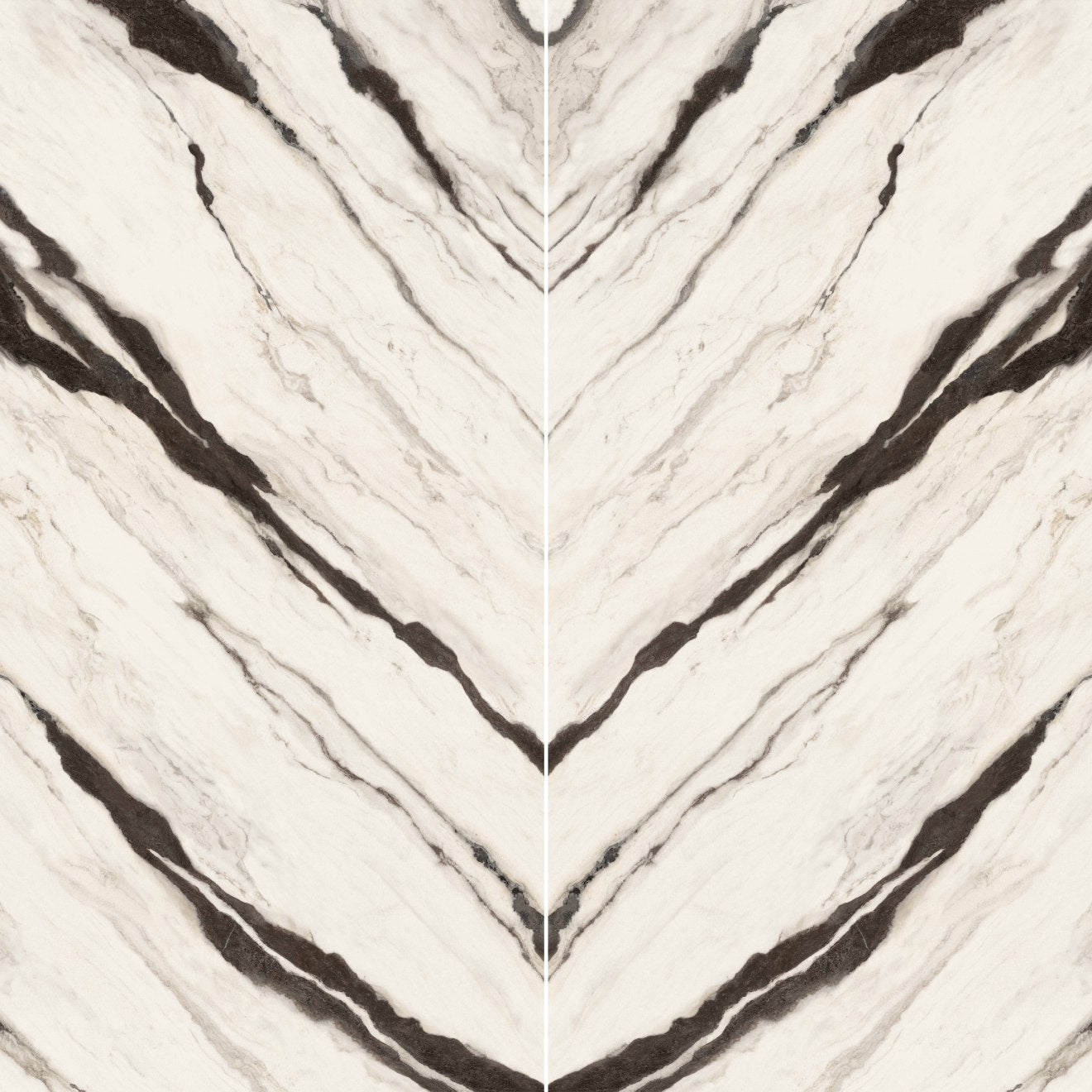 Bedrosians Magnifica Encore Luxury Slab 63" x 126" Bookmatched Polished Panda