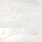 Bedrosians Magnifica 4" x 24" Honed Bianco Lasa