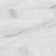 Bedrosians Magnifica 4" x 24" Polished Pietra Bianca
