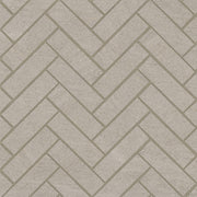 Bedrosians Magnifica 1" x 4" Herringbone Mosaic 12" x 12" Honed Basalt Sand