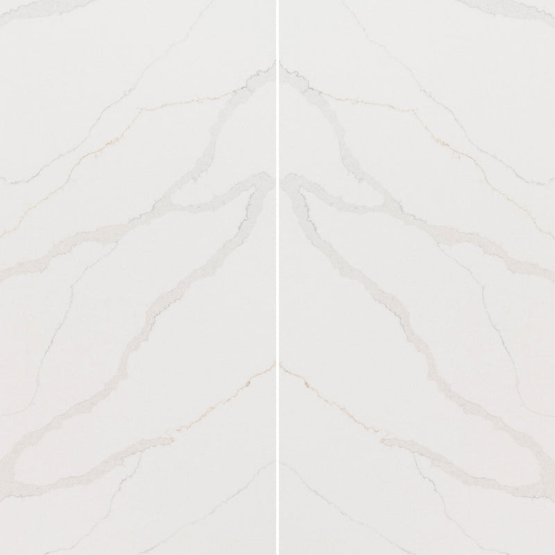 Bedrosians Nouvel 81" x 139" Super Jumbo Slab Mineral Surface 3cm Polished Calacatta Annata