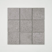 Bedrosians Ikonite 4" x 4" Mosaic 12" x 12" Honed Grey