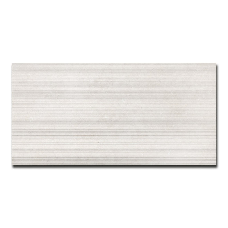 Bedrosians Oda 24" x 48" Ceramic Coast Deco Ice