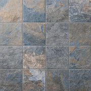 Bedrosians Sinai 6" x 6" R11 Pressed Matte Blue