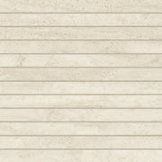 Bedrosians Tivoli 1" x 12" Mosaic 12" x 12" Crema
