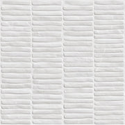 Bedrosians Node 16" x 48" Wall Tile Matte Snow