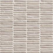 Bedrosians Node 16" x 48" Wall Tile Matte Greige