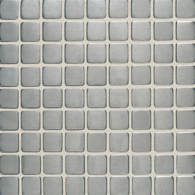 Daltile Metallica 1" x 1" Straight Joint Mosaic 12" X 12" Br Stainless St